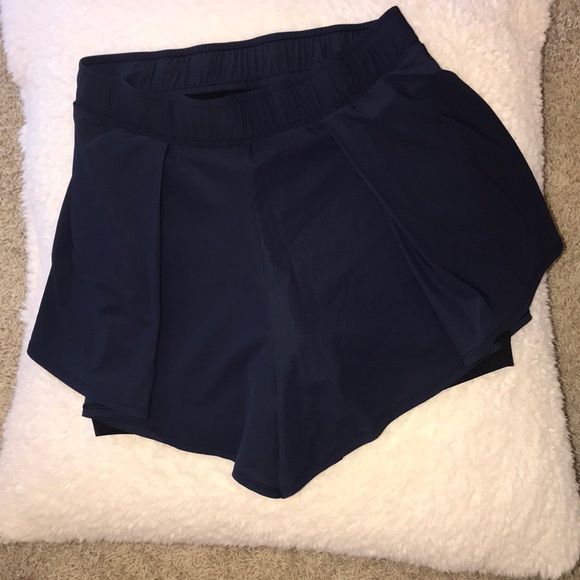 Pants - Navy Lululemon Pleated Shorts